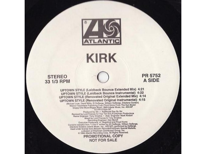 Kirk – Uptown Style / Down Low