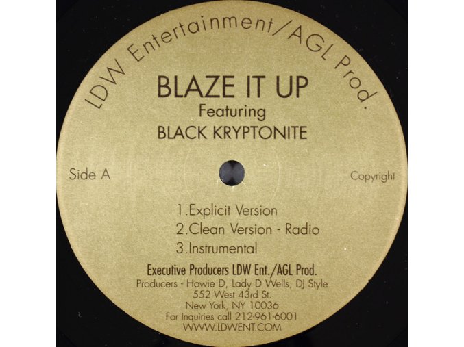 Black Kryptonite – Blaze It Up / We Get Hype