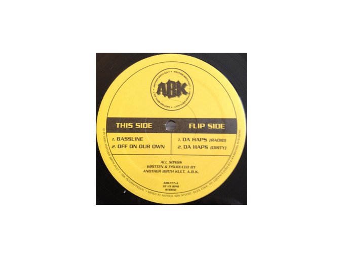 ABK – Bassline / Off On Your Own / Da Haps