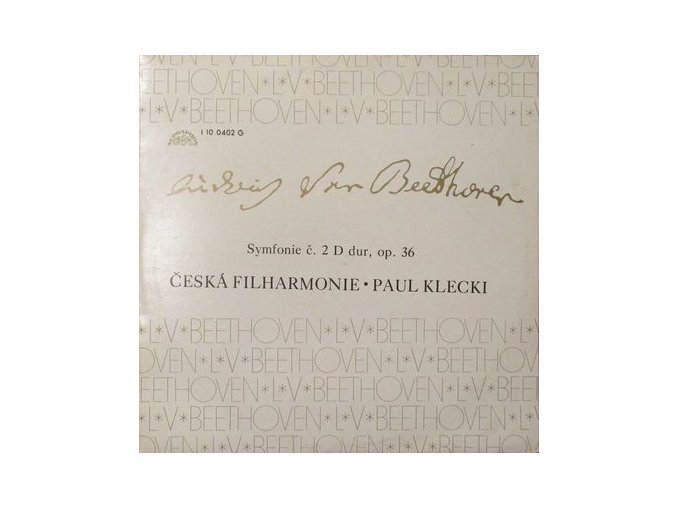 Ludwig van Beethoven, Česká Filharmonie*, Paul Klecki* – Symfonie Č. 2 D Dur, Op. 36