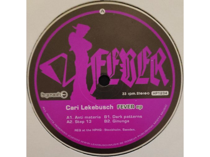 Cari Lekebusch ‎– Fever EP