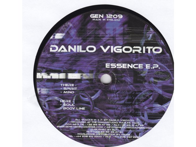 Danilo Vigorito – Essence E.P.