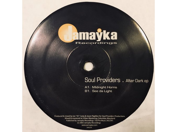 Soul Providers – After Dark EP