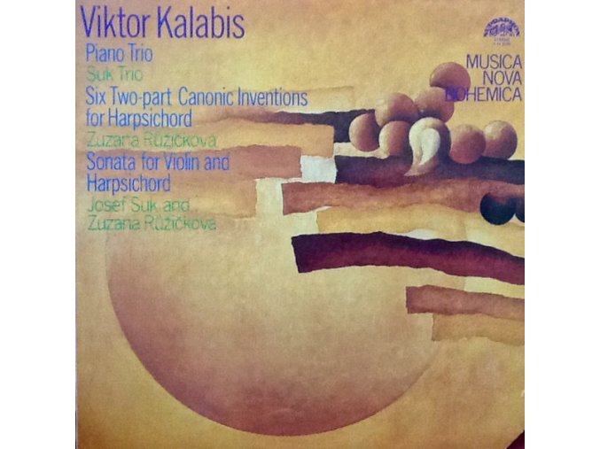 Viktor Kalabis – Piano Trio, Six Two-Part Canonic Inventions For Harpsichord, Sonata For Violin And Harpsichord