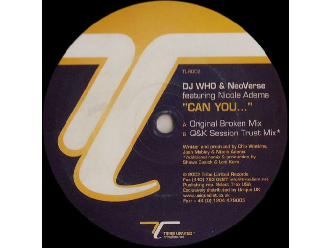 DJ Who & Neoverse ‎– Can You...