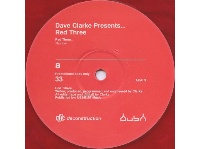 Dave Clarke ‎– Red Three