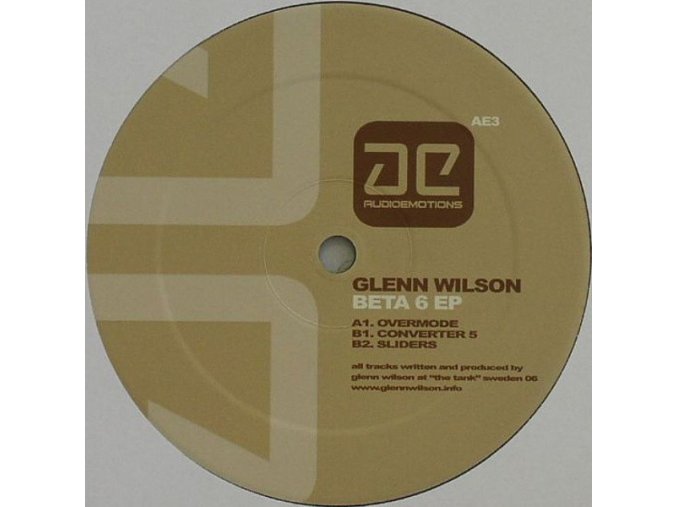 Glenn Wilson ‎– Beta 6 E.P.