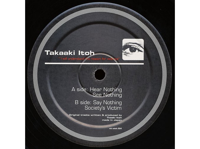 Takaaki Itoh ‎– I Will Understand The Reason For Violence