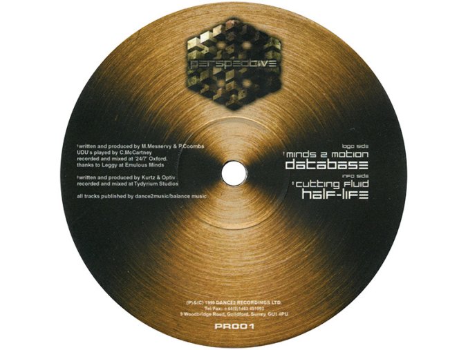 Minds 2 Motion / Cutting Fluid ‎– Database / Half-Life