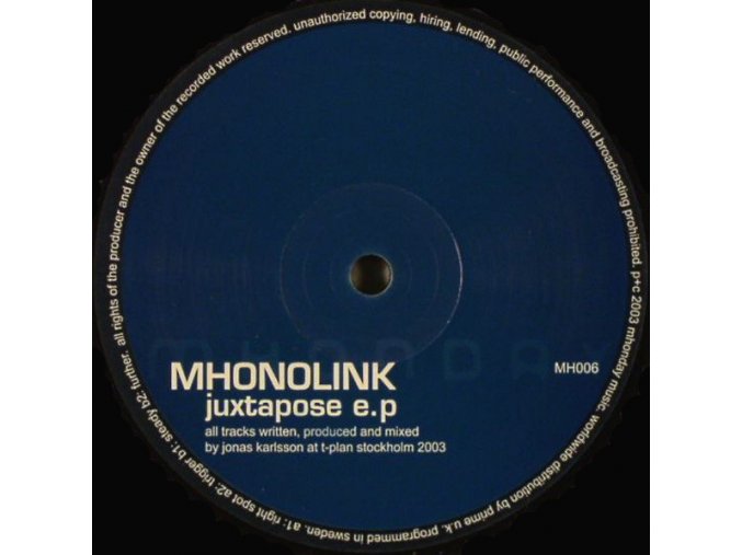 Mhonolink ‎– Juxtapose E.P