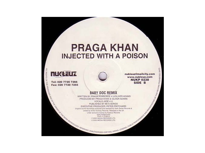 Praga Khan ‎– Injected With A Poison