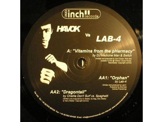 DJ Medicine Man & Switch / Lab 4 / Charlie Don't Surf vs. Spaghetti ‎– Vitamins From The Pharmacy / Orphan / Dragontail