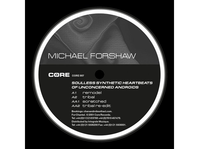 Michael Forshaw ‎– Soulless Synthetic Heartbeats Of Unconcerned Androids