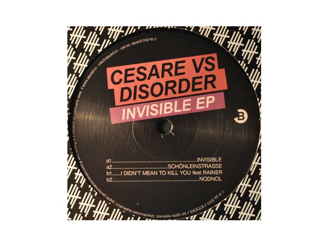 Cesare vs. Disorder ‎– Invisible EP