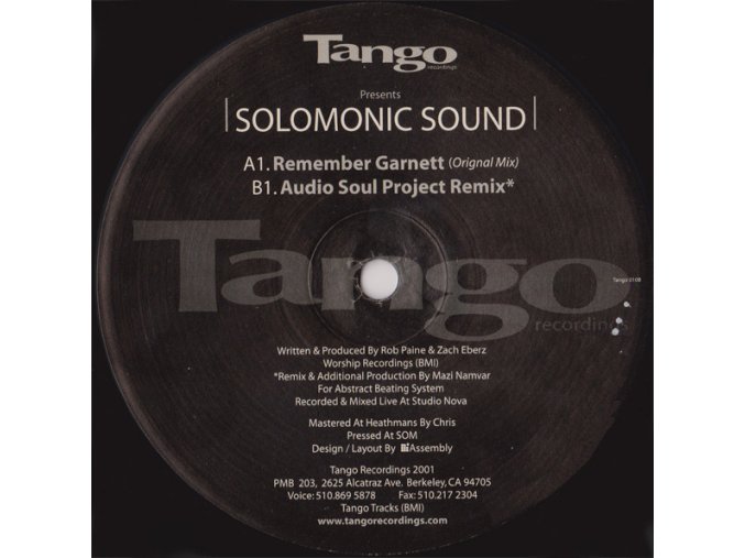 Solomonic Sound ‎– Remember Garnett