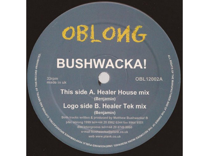 Bushwacka! ‎– Healer
