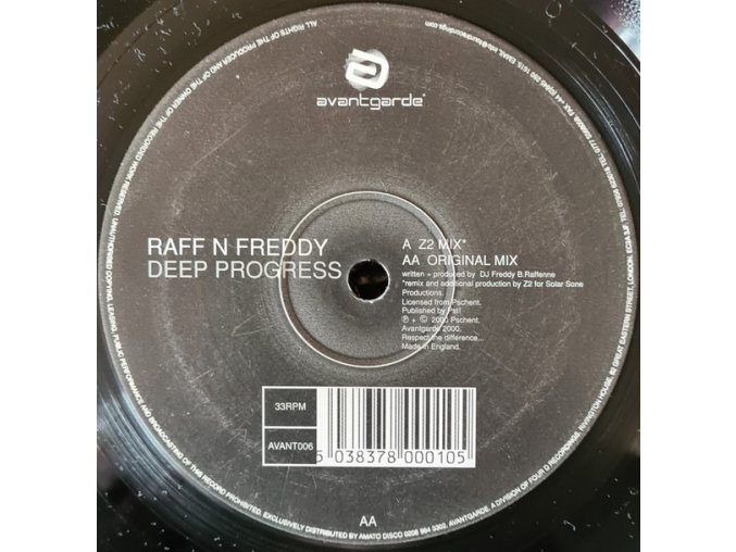 Raff N Freddy ‎– Deep Progress