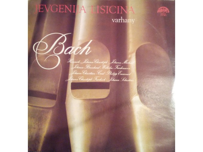 Yevgeniya Lisitsina Plays J. S. Bach ‎– Varhany Bach