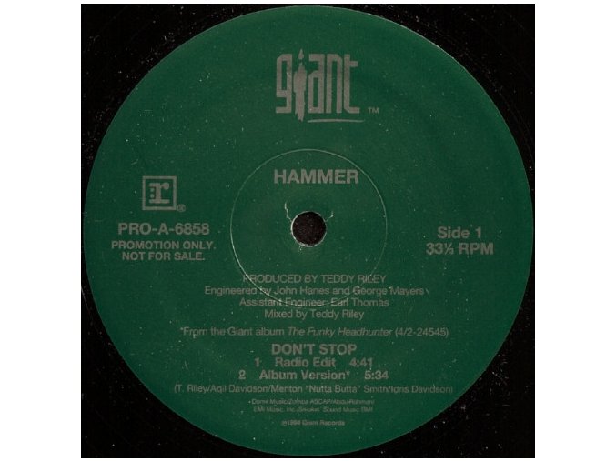 Hammer – Don't Stop