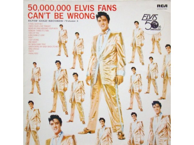 Elvis Presley ‎– 50,000,000 Elvis Fans Can't Be Wrong (Elvis' Gold Records, Vol. 2)
