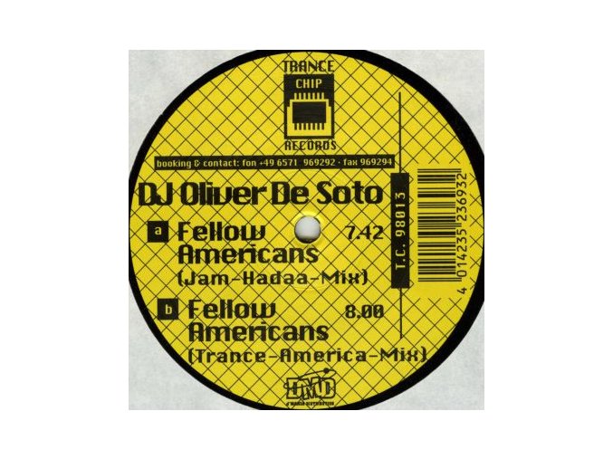 DJ Oliver De Soto ‎– Fellow Americans