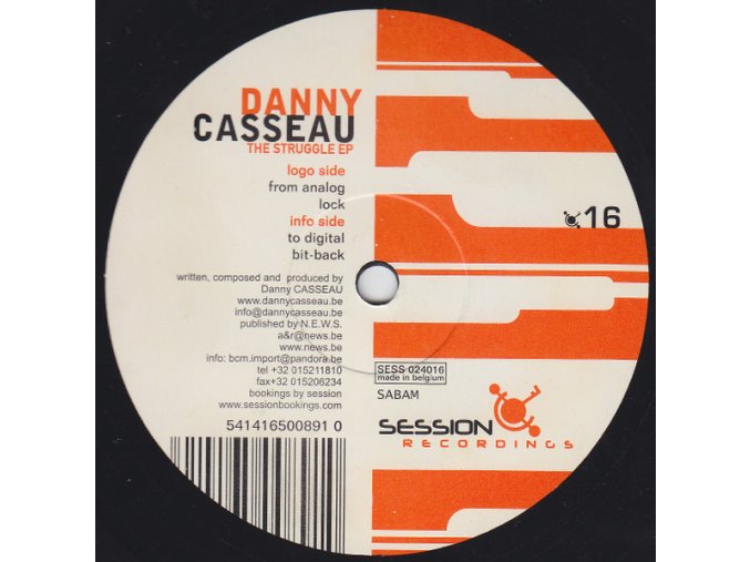 Danny Casseau ‎– The Struggle EP