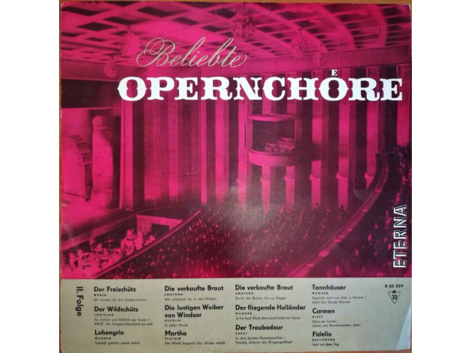 Various – Beliebte Opernchöre II. Folge