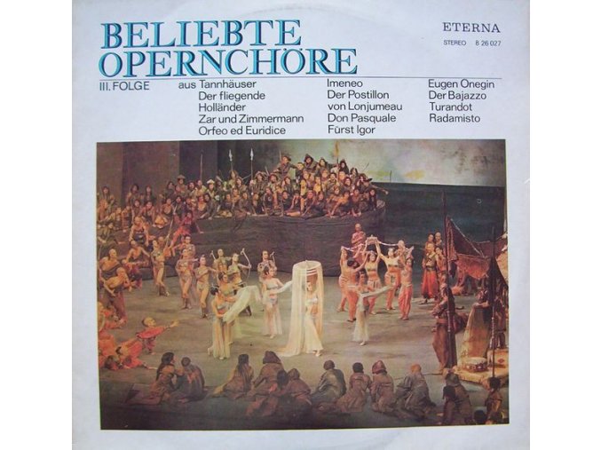 Various – Beliebte Opernchöre III. Folge