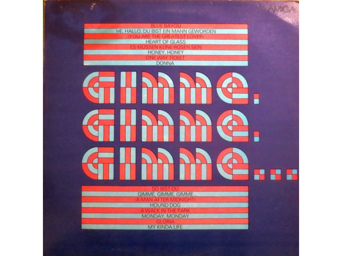 Various – Gimme, Gimme, Gimme...