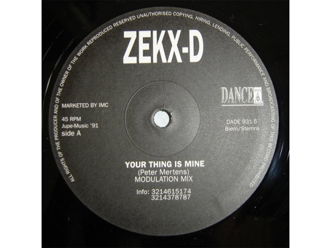 Zekx-D – Your Thing Is Mine