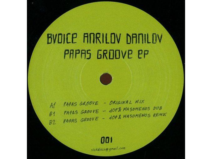 Bvoice, Anrilov, Danilov ‎– Papas Groove EP