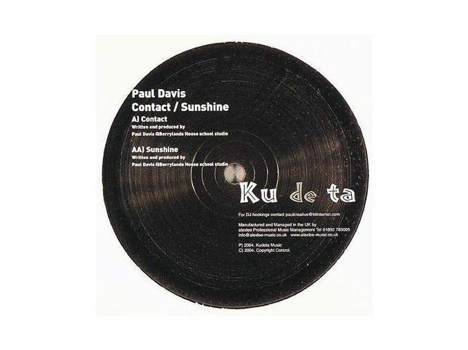 Paul Davis – Contact / Sunshine