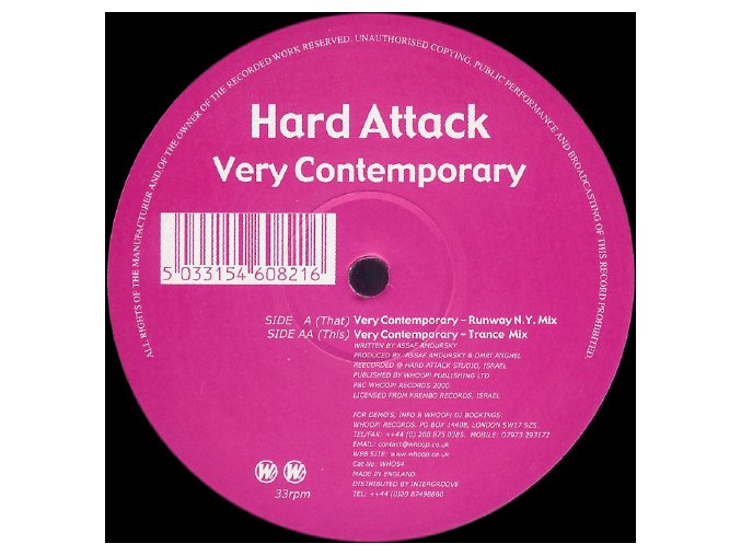 Hard Attack ‎– Very Contemporary