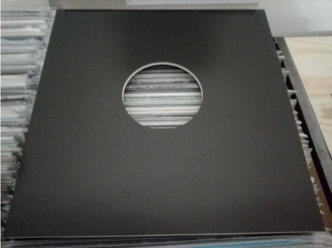 Vnější papírový obal černý 12" LP