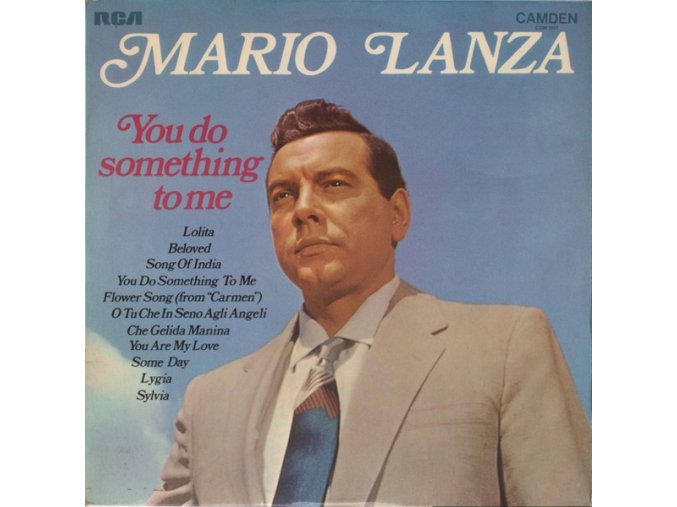 Mario Lanza ‎– You Do Something To Me