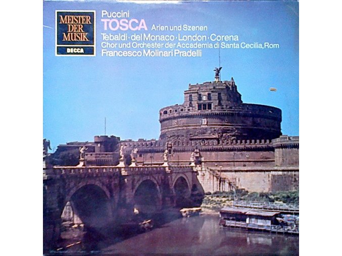 Puccini, Tebaldi, del Monaco, London, Corena ‎– Tosca - Arien Und Szenen