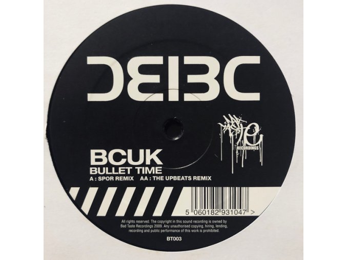 BCUK ‎– Bullet Time (Spor Remix / The Upbeats Remix)