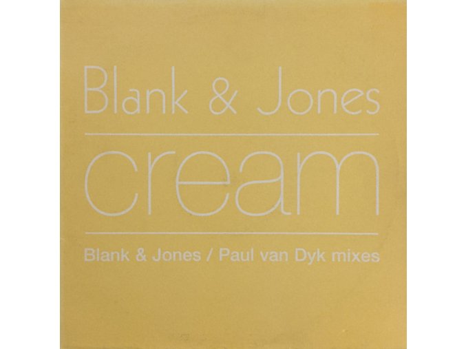 Blank & Jones ‎– Cream