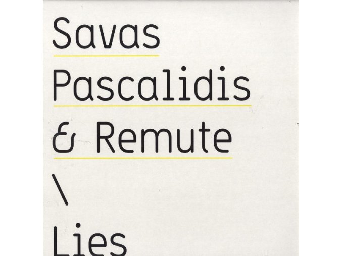 Savas Pascalidis & Remute – Lies