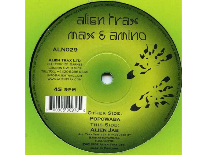 Max & Amino – Popowaba / Alien Jab