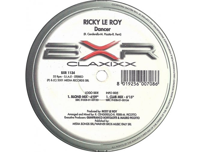 Ricky Le Roy ‎– Dancer