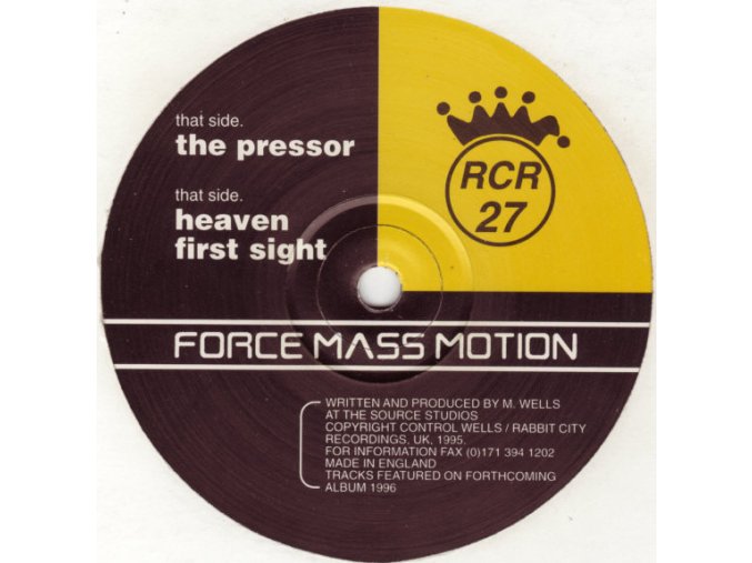 Force Mass Motion – The Pressor