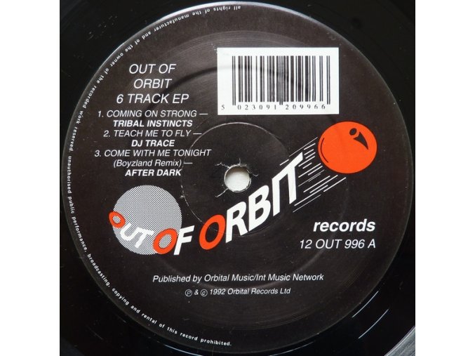 Various ‎– Out Of Orbit 6 Track EP