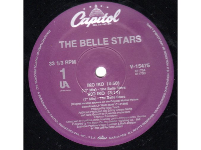 The Belle Stars ‎– Iko Iko