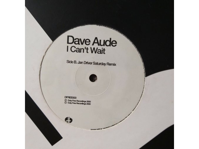 Dave Audé – I Can't Wait