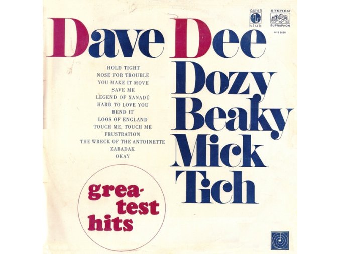 Dave Dee, Dozy, Beaky, Mick & Tich ‎– Greatest Hits