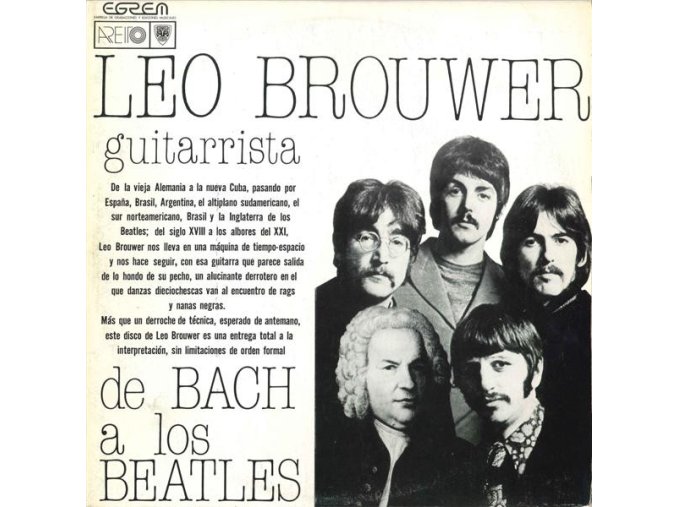 Leo Brouwer ‎– De Bach A Los Beatles