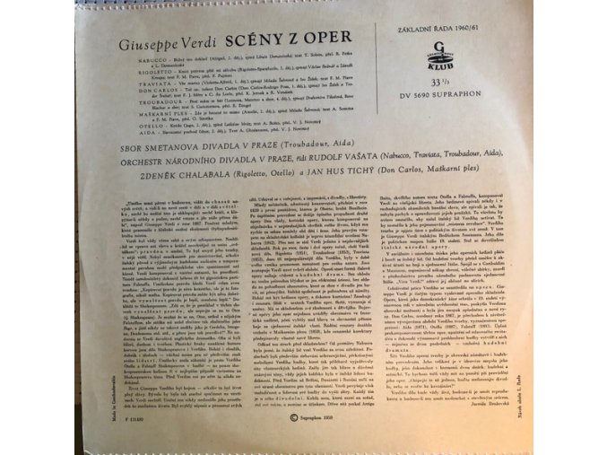 Giuseppe Verdi ‎– Scény Z Oper