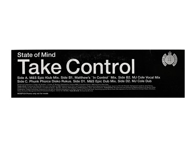 State Of Mind ‎– Take Control