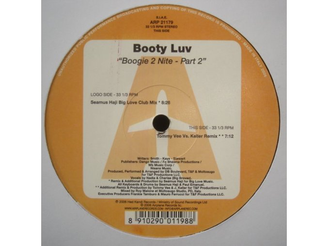 Booty Luv ‎– Boogie 2 Nite - Part 2